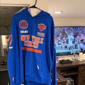 New York Knicks Pro Standard Blue Hoodie
